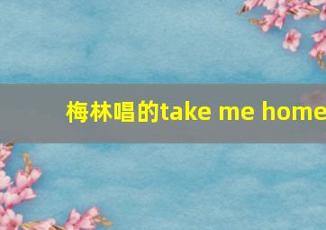 梅林唱的take me home